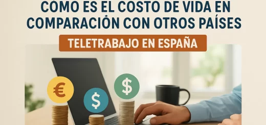 cómo es el costo de vida en comparación con otros países Teletrabajo en España