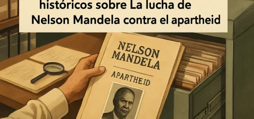cómo se gestionan los archivos históricos sobre La lucha de Nelson Mandela contra el apartheid