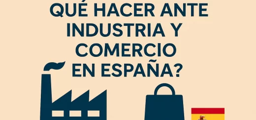 qué hacer ante Industria y comercio en España
