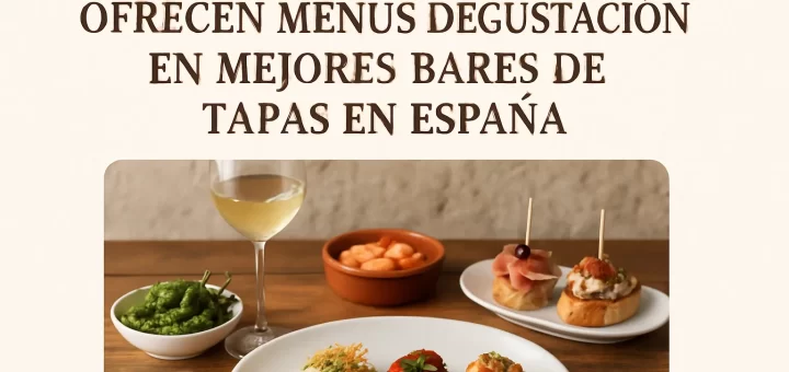 qué restaurantes ofrecen menús degustación en Mejores bares de tapas en España