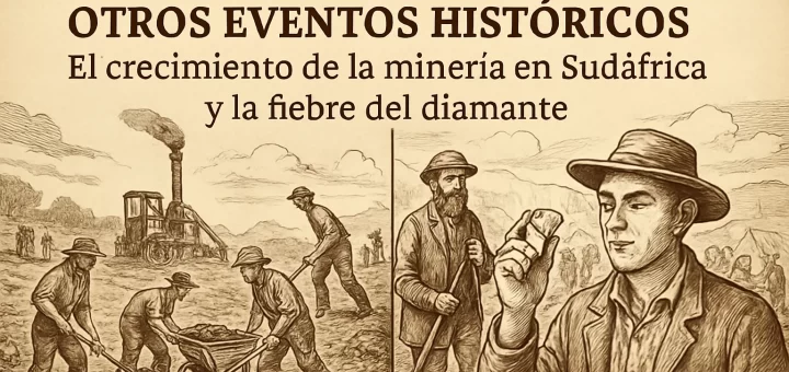 cómo se compara con otros eventos históricos El crecimiento de la minería en Sudáfrica y la fiebre del diamante
