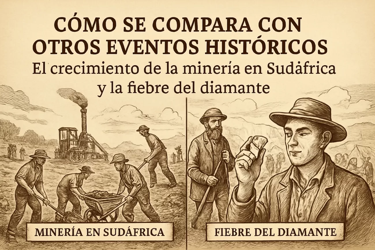 como-se-compara-con-otros-eventos-historicos-El-crecimiento-de-la-mineria-en-Sudafrica-y-la-fiebre-del-diamante | ABC24 Noticias cómo se compara con otros eventos históricos El crecimiento de la minería en Sudáfrica y la fiebre del diamante