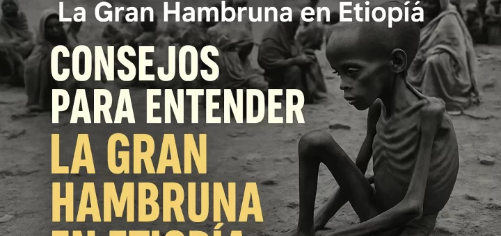 consejos para entender La Gran Hambruna en Etiopía