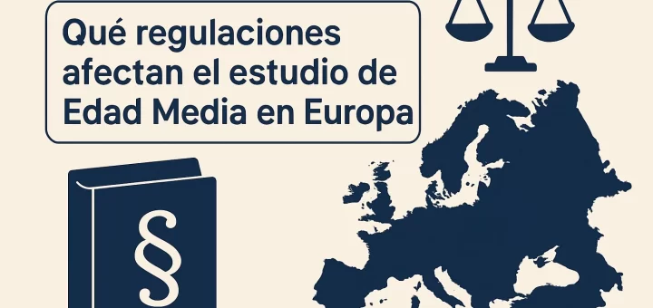 qué regulaciones afectan el estudio de Edad Media en Europa