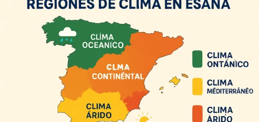 diferencias entre regiones de Clima en España