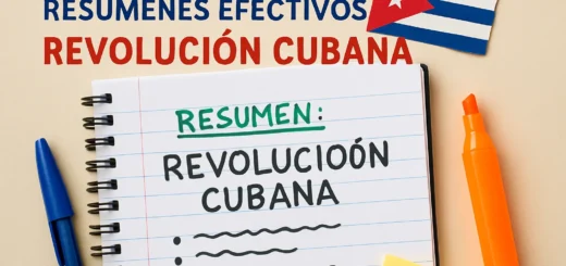 cómo hacer resúmenes efectivos sobre Revolución Cubana