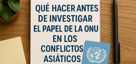 qué hacer antes de investigar El papel de la ONU en los conflictos asiáticos
