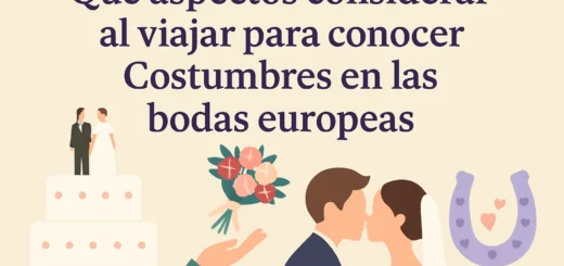 qué aspectos considerar al viajar para conocer Costumbres en las bodas europeas