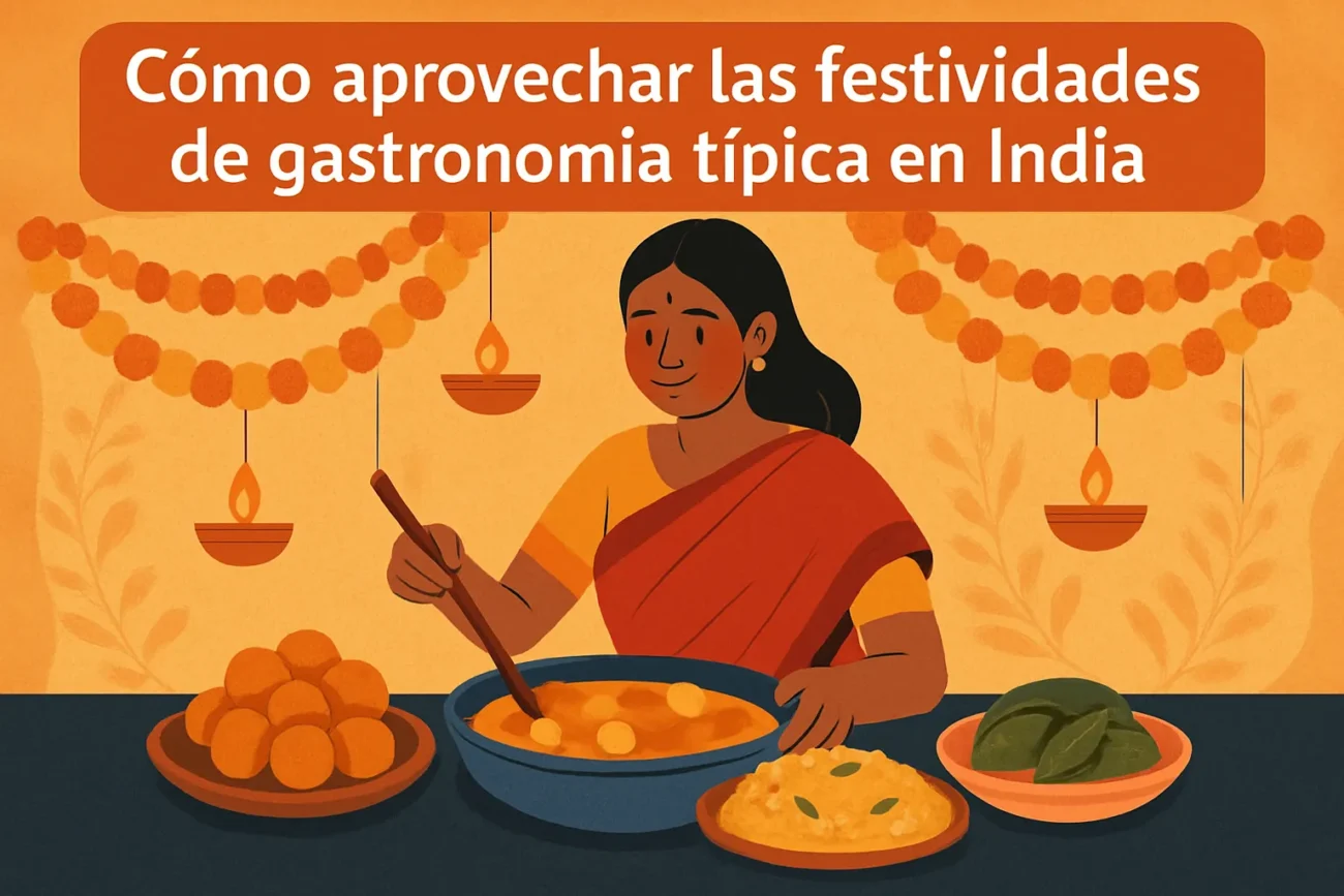 cómo aprovechar las festividades de Gastronomía típica en India
