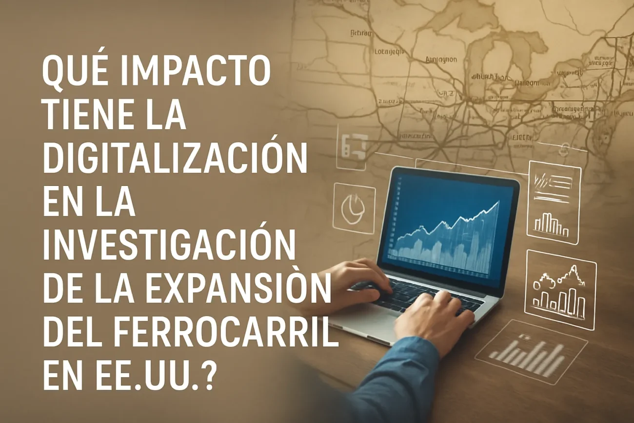 qué impacto tiene la digitalización en la investigación de La expansión del ferrocarril en EE.UU.