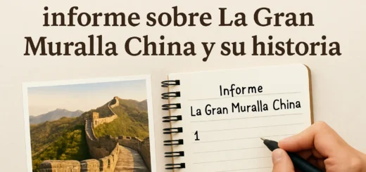 cómo estructurar un informe sobre La Gran Muralla China y su historia