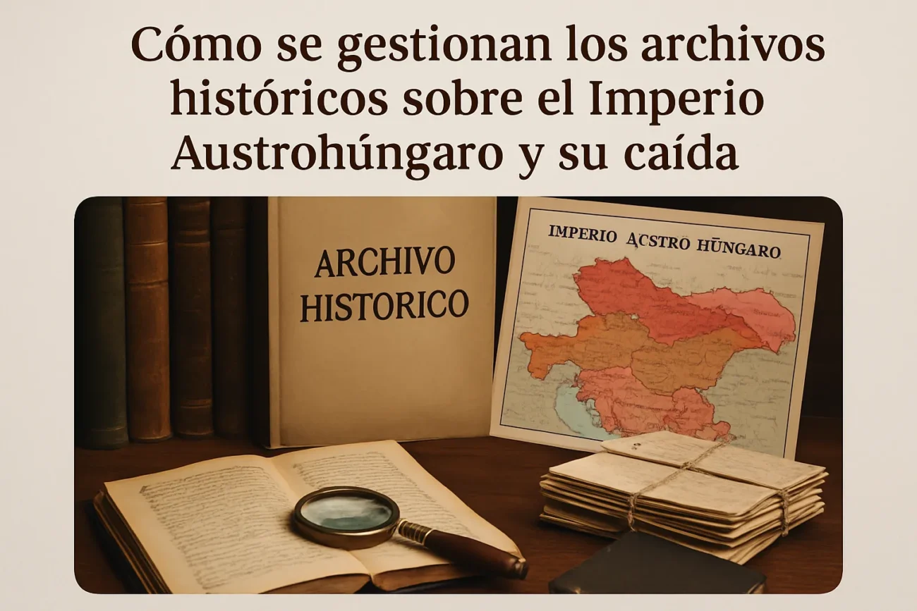 cómo se gestionan los archivos históricos sobre Imperio Austrohúngaro y su caída
