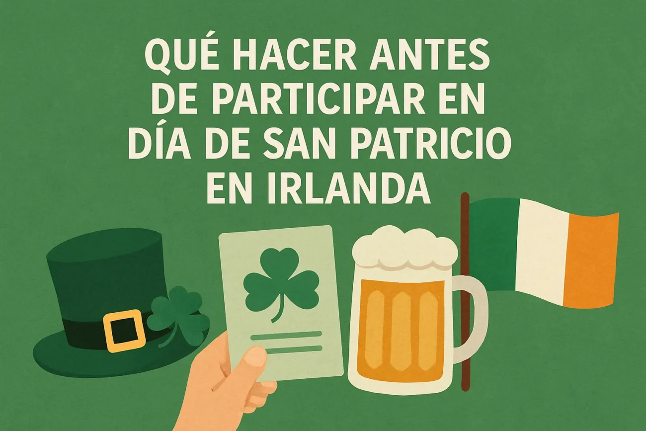 qué hacer antes de participar en Día de San Patricio en Irlanda