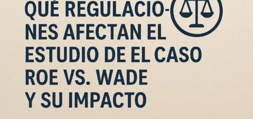 qué regulaciones afectan el estudio de El caso Roe vs. Wade y su impacto