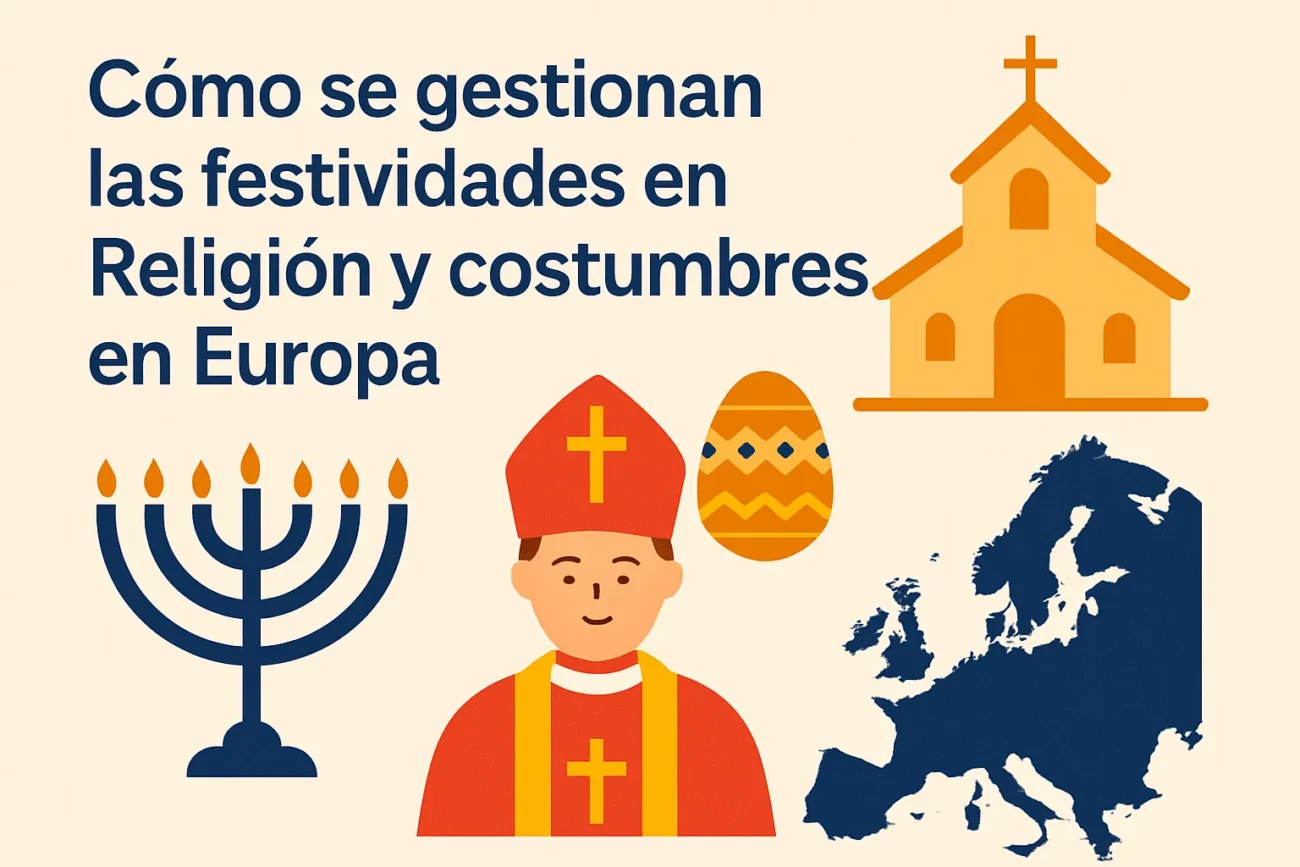cómo se gestionan las festividades en Religión y costumbres en Europa
