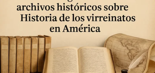 cómo se gestionan los archivos históricos sobre Historia de los virreinatos en América
