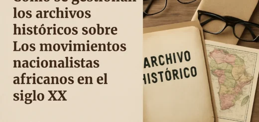 cómo se gestionan los archivos históricos sobre Los movimientos nacionalistas africanos en el siglo XX