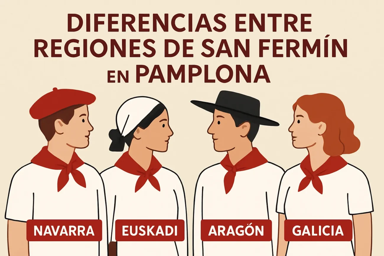 diferencias-entre-regiones-de-San-Fermin-en-Pamplona | ABC24 Noticias diferencias entre regiones de San Fermín en Pamplona