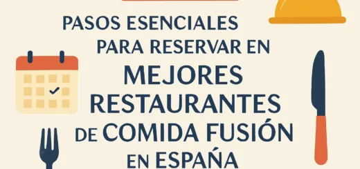 pasos esenciales para reservar en Mejores restaurantes de comida fusión en España