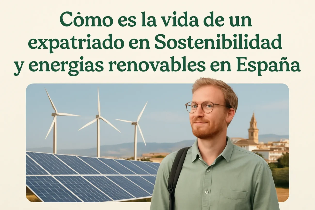 cómo es la vida de un expatriado en Sostenibilidad y energías renovables en España