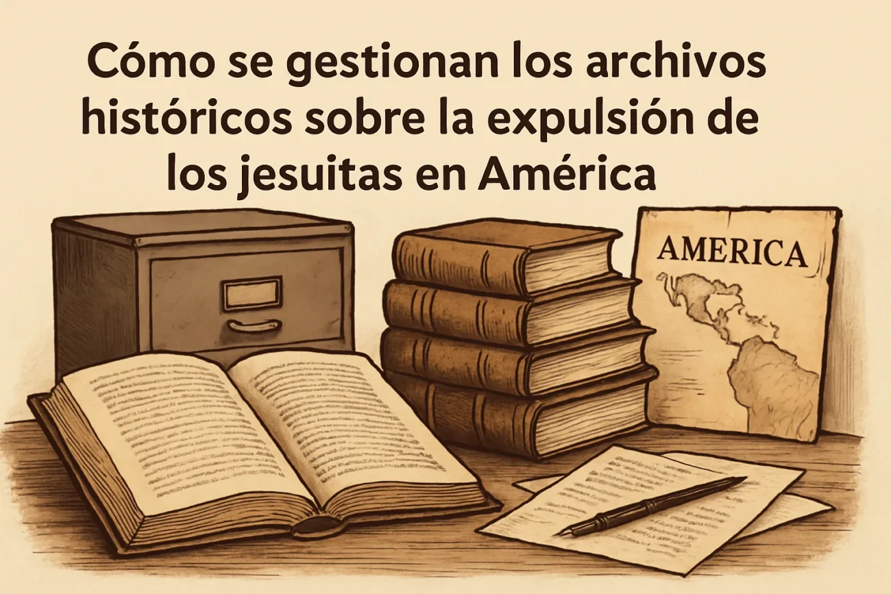 cómo se gestionan los archivos históricos sobre Expulsión de los jesuitas en América