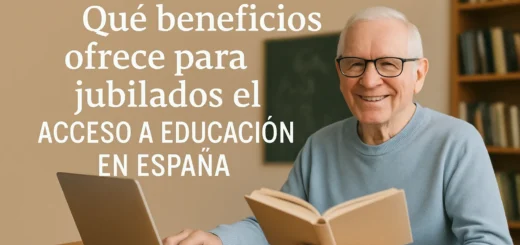 qué beneficios ofrece para jubilados en Acceso a educación en España