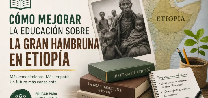 cómo mejorar la educación sobre La Gran Hambruna en Etiopía