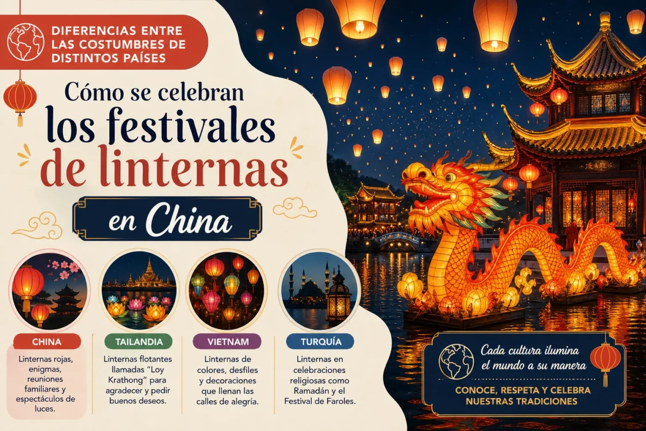 diferencias-entre-las-costumbres-de-distintos-paises-en-Como-se-celebran-los-festivales-de-linternas-en-China | ABC24 Noticias diferencias entre las costumbres de distintos países en Cómo se celebran los festivales de linternas en China