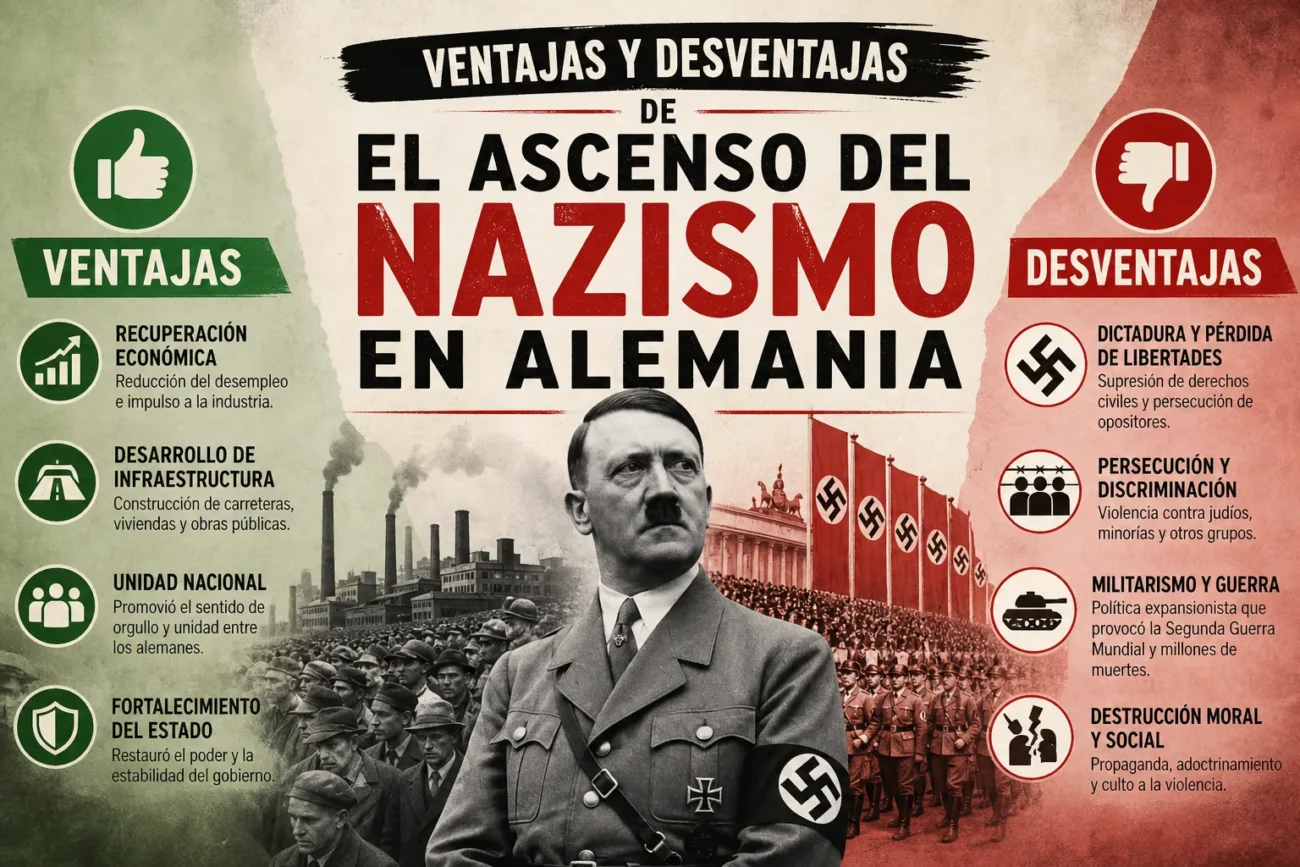 ventajas-y-desventajas-de-El-ascenso-del-nazismo-en-Alemania | ABC24 Noticias ventajas y desventajas de El ascenso del nazismo en Alemania