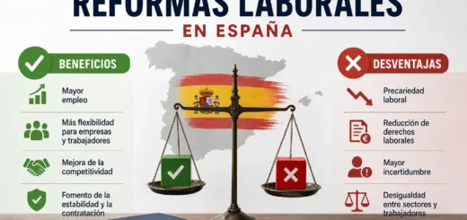 beneficios y desventajas de Reformas laborales en España