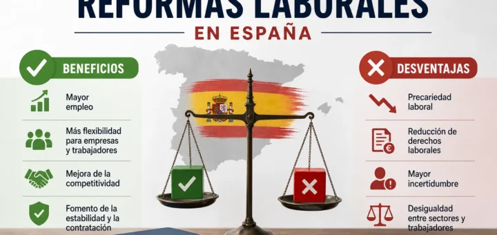 beneficios y desventajas de Reformas laborales en España