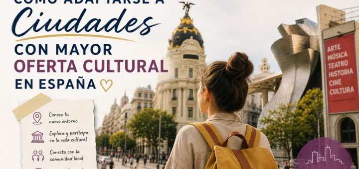 cómo adaptarse a Ciudades con mayor oferta cultural en España