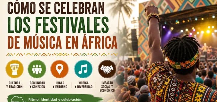 factores clave en Cómo se celebran los festivales de música en África