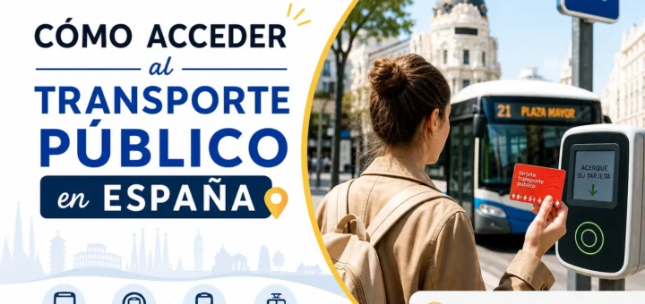 cómo acceder al transporte en Transporte público en España