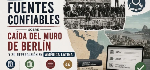 cómo encontrar fuentes confiables sobre Caída del muro de Berlín y su repercusión en América Latina