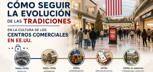 cómo seguir la evolución de las tradiciones en La cultura de los centros comerciales en EE.UU.