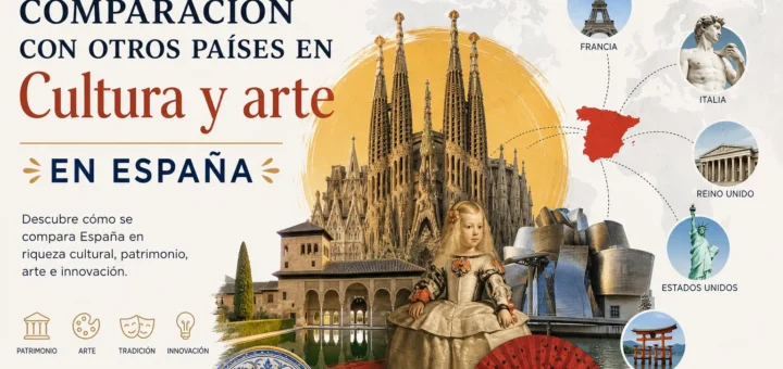 comparación con otros países en Cultura y arte en España